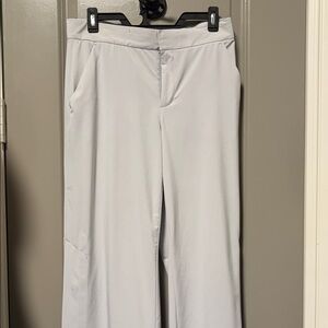Athleta Light Gray Wide Leg Pants